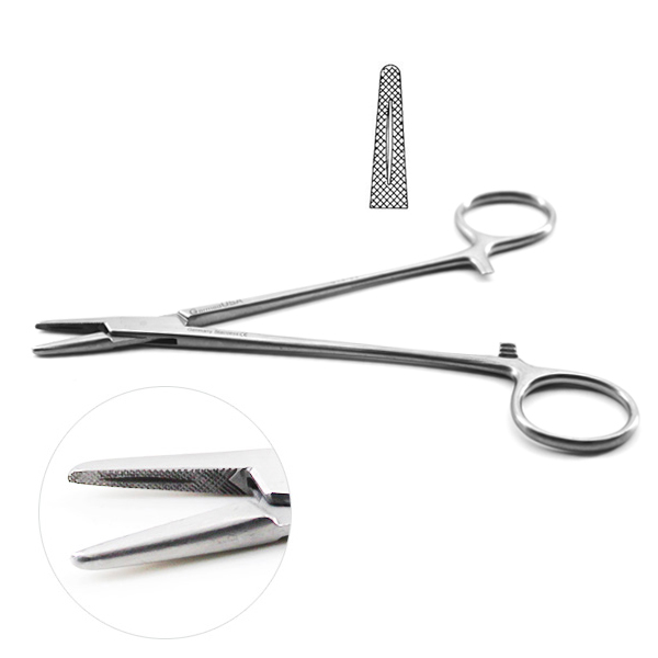 Mayo Hegar Needle Holders Serrated 14Cm 5 1/2″