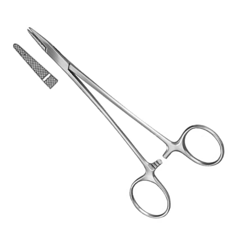 Crile Wood Needle Holder Serrated 15.2 Cm 6″
