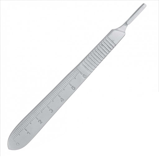 Scalpel Handle #3 Graduated With Scale, Size: 12.75Cm. 5″